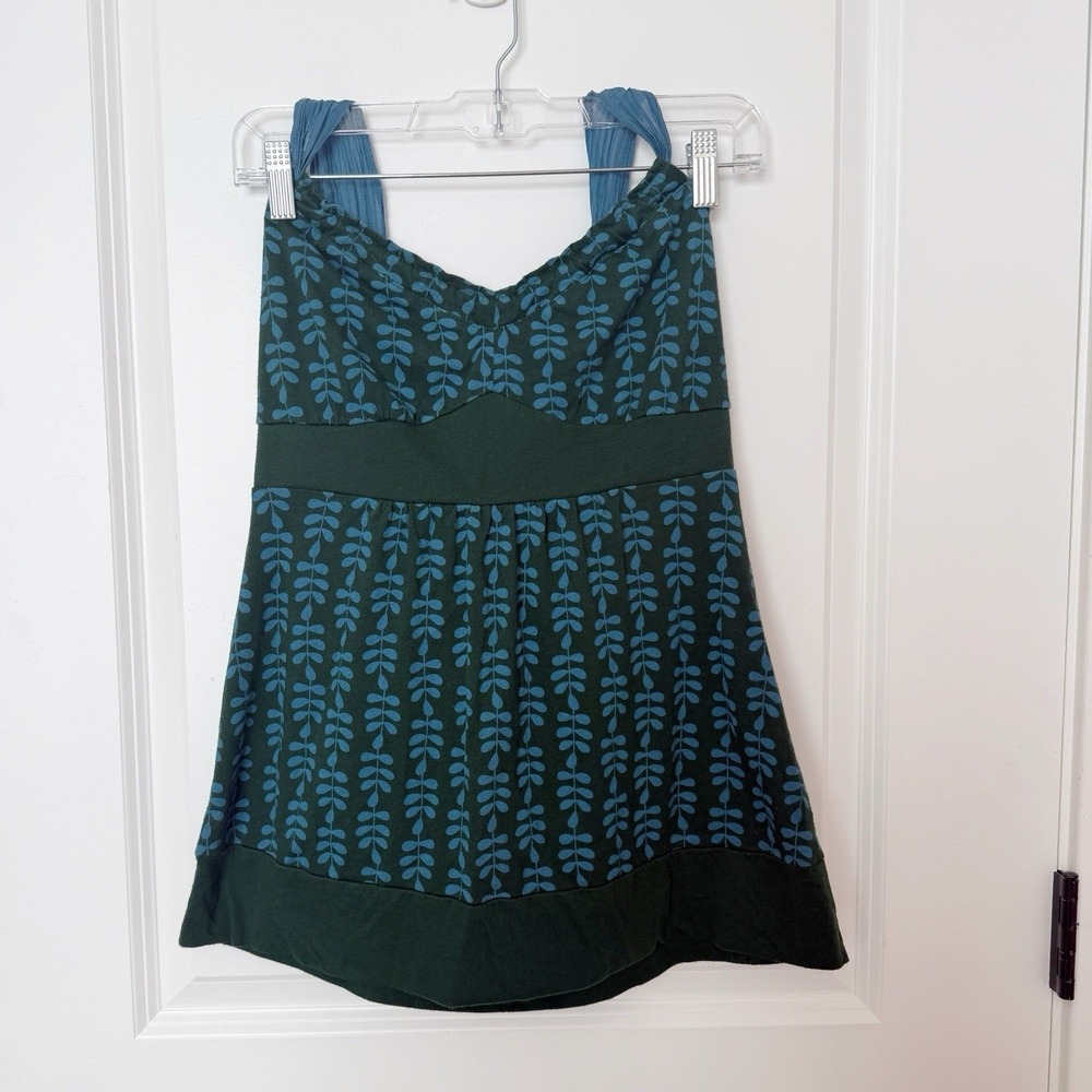 American Eagle Womens Y2K Babydoll Halter Top Medium Boho Indie Earthy Summer